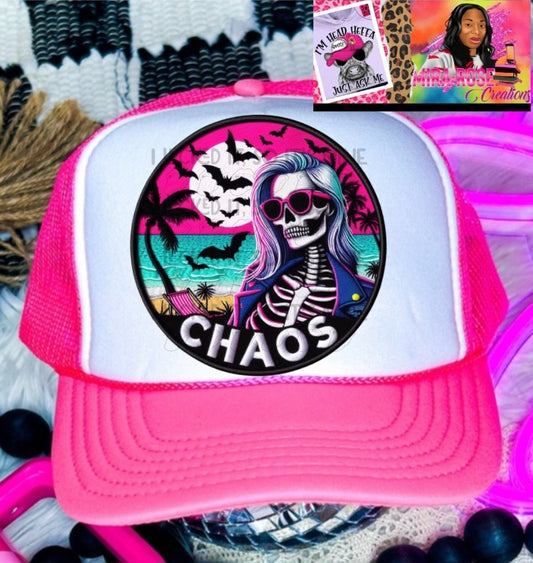 Chaos Pink Trucker Hat