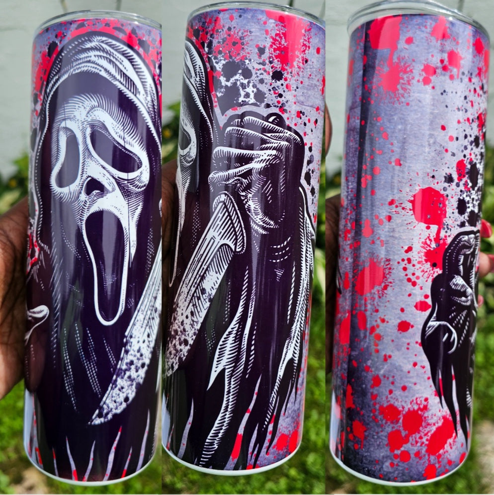 Ghosy Face Tumbler