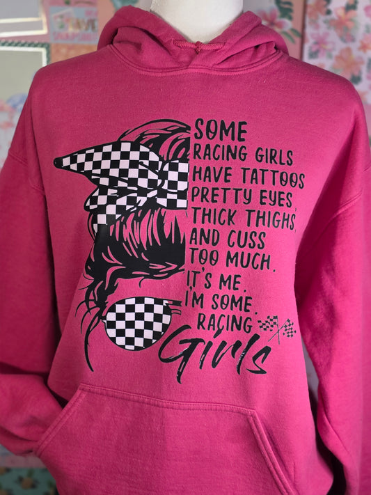 Some race girls have tattoos Hoodie