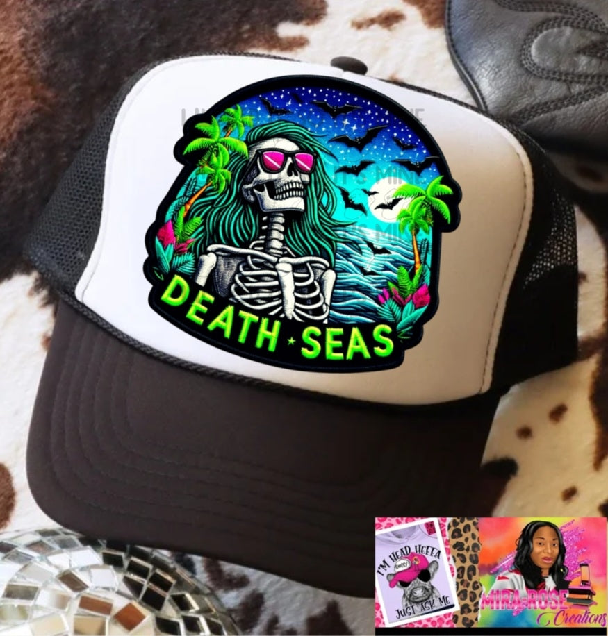 Death Seas  DTF Trucker Hat Patch