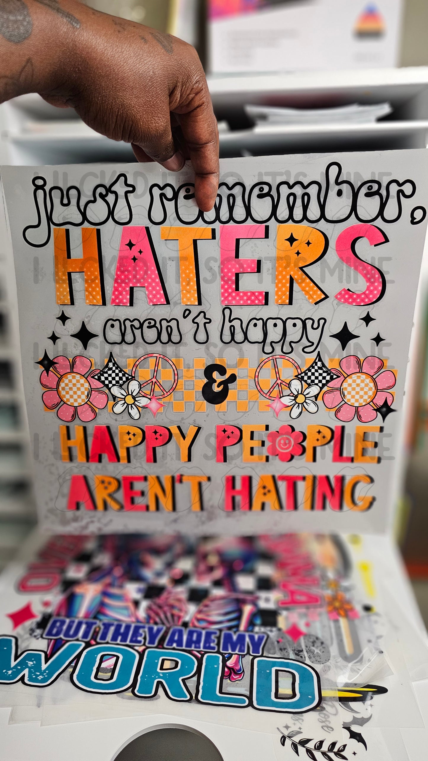 Just Remember Haters Aren't  Happy DTF