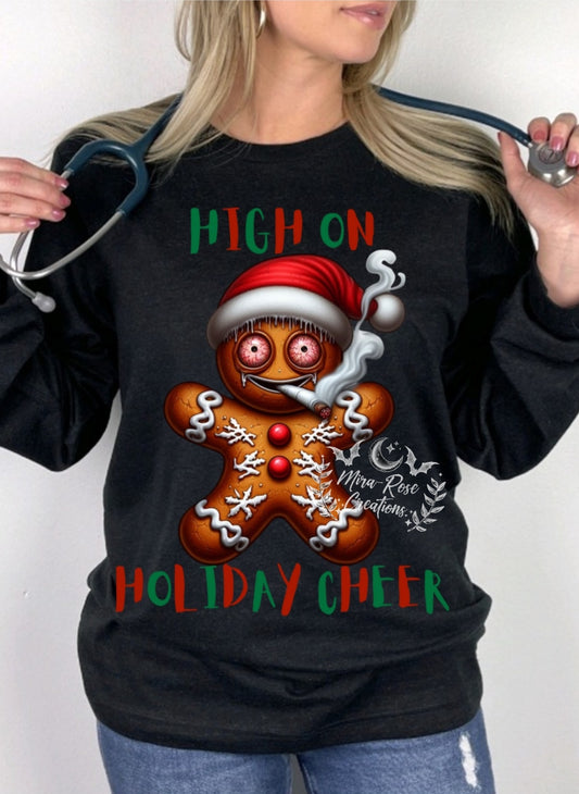 High On Holiday Cheer Shirt