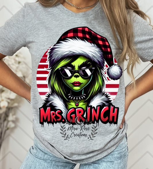 Mrs. Grinch Tshirt/Hoodie