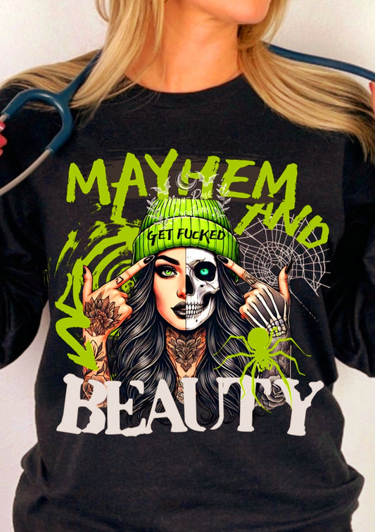 Mayhem And Get Fucked Beauty DTF