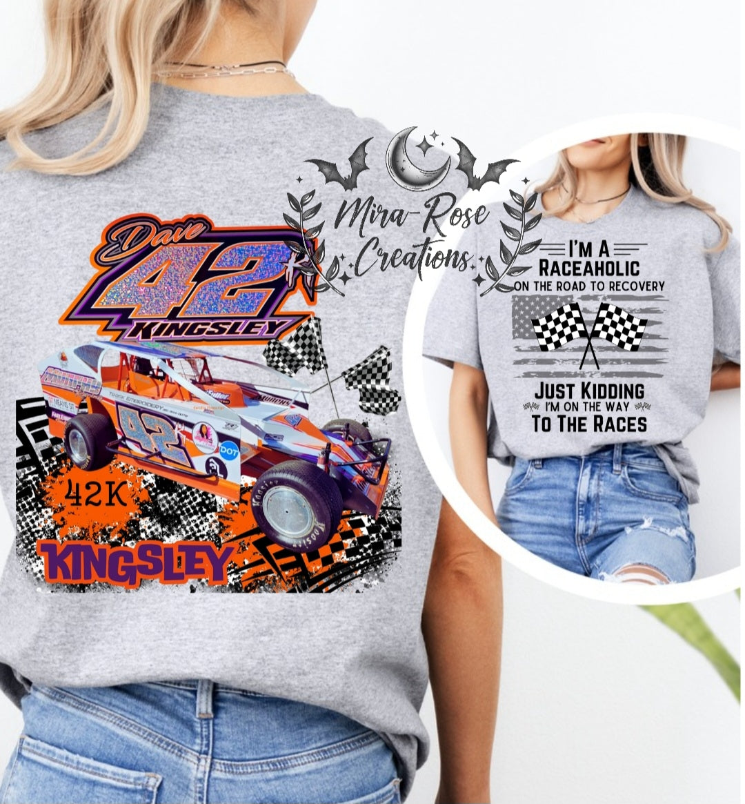 I'm A Raceaholic On The Road To Recovery 42K Tshirt