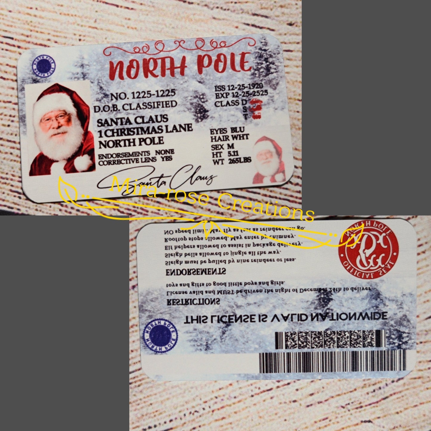 Santa's Drivers License