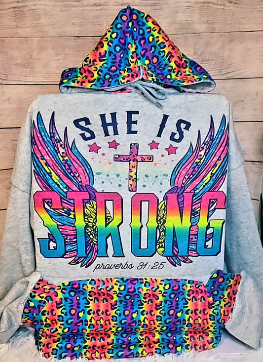 She Is Strong Hoodie